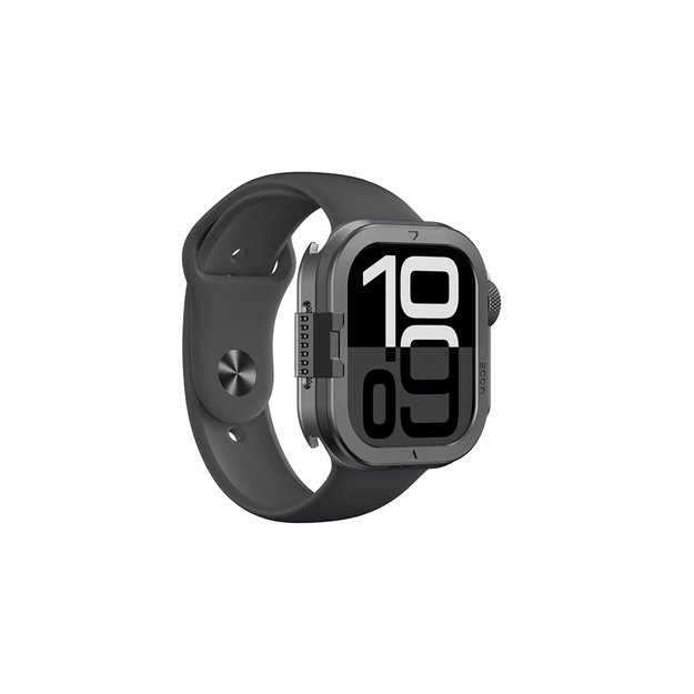 AmazingThing Titan Pro Metal Case for Apple Watch 11 46mm Aluminum - Black 3