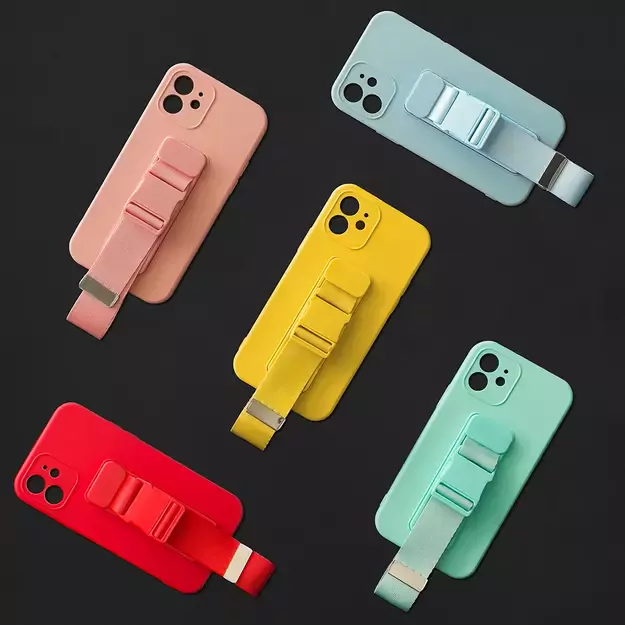 Rope case Gel case with a chain lanyard bag Xiaomi Redmi 9 pink lanyard 11