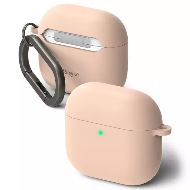 Ringke Silicone Case for Apple AirPods 4 - Pink 1