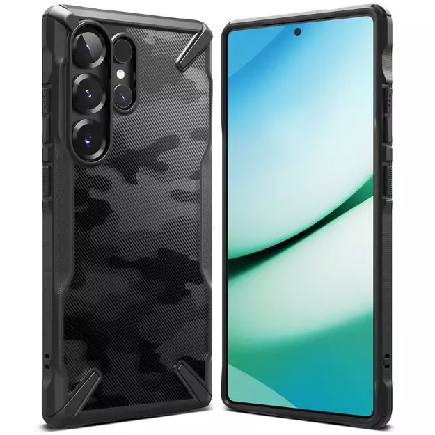 Ringke Fusion X Case for Samsung Galaxy S25 Ultra - Black Camo 1