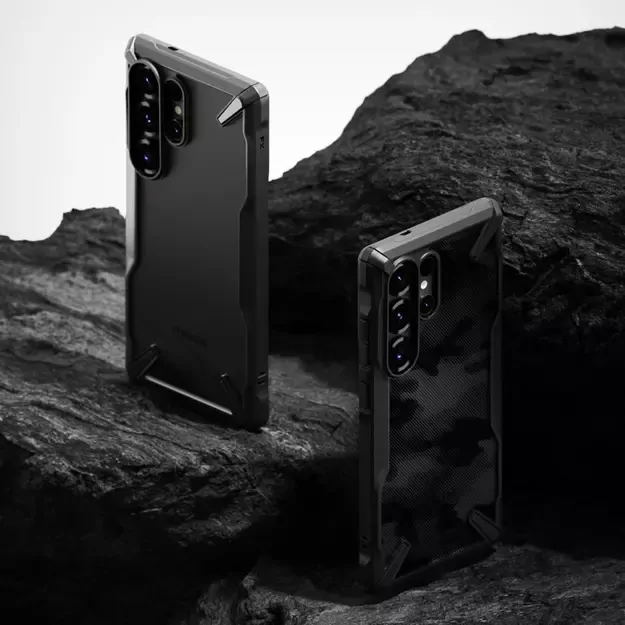 Ringke Fusion X Case for Samsung Galaxy S25 Ultra - Black Camo 4