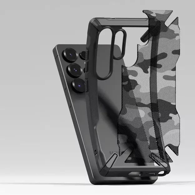 Ringke Fusion X Case for Samsung Galaxy S25 Ultra - Black Camo 6