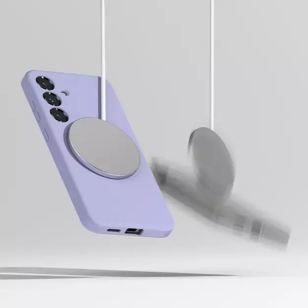 Ringke Silicone MagSafe Case for Samsung Galaxy S25+ - Purple 5