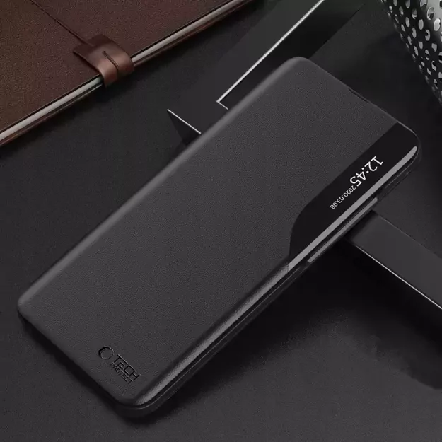 Tech-Protect Smart View Case for Xiaomi Redmi Note 14 Pro 5G / Poco X7 5G - Black 2
