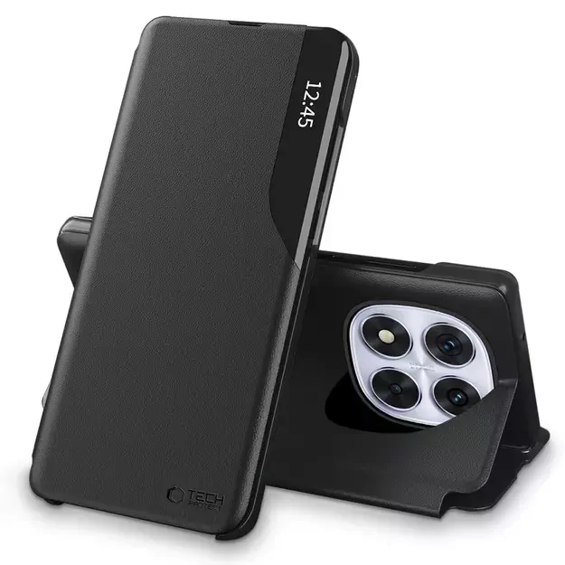 Tech-Protect Smart View Case for Xiaomi Redmi Note 14 Pro 5G / Poco X7 5G - Black