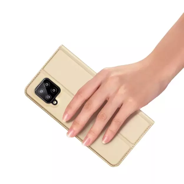 DUX DUCIS Skin Pro Bookcase type case for Samsung Galaxy A42 5G golden 14