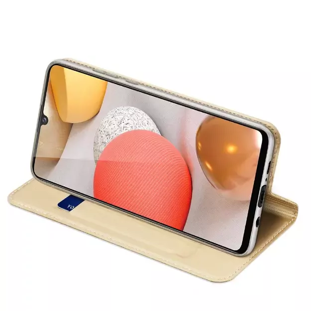 DUX DUCIS Skin Pro Bookcase type case for Samsung Galaxy A42 5G golden 13