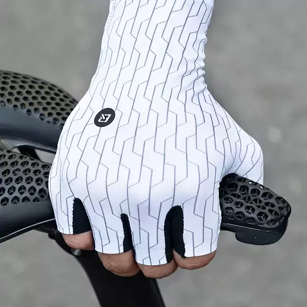 Rockbros Road Cycling Gloves Size: XL - White/Black 15