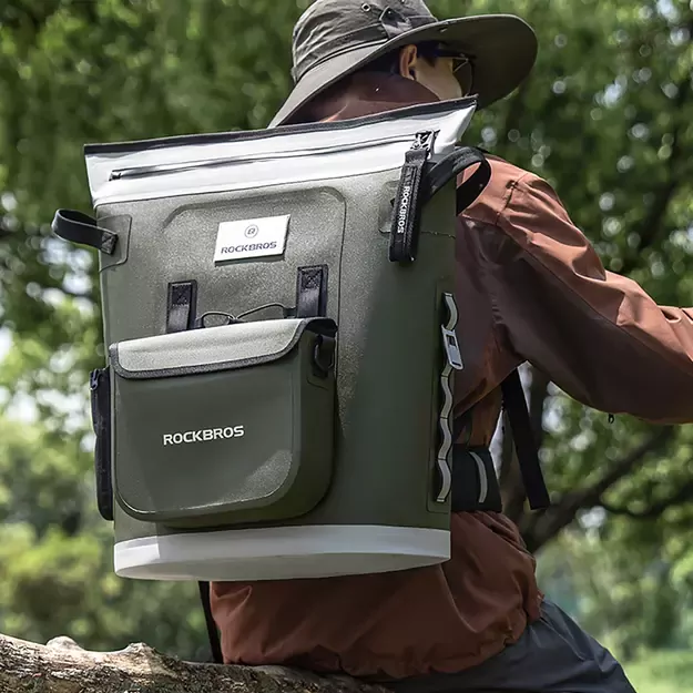 Rockbros Thermal Backpack with Insulation 18l Ergonomic - Green 5