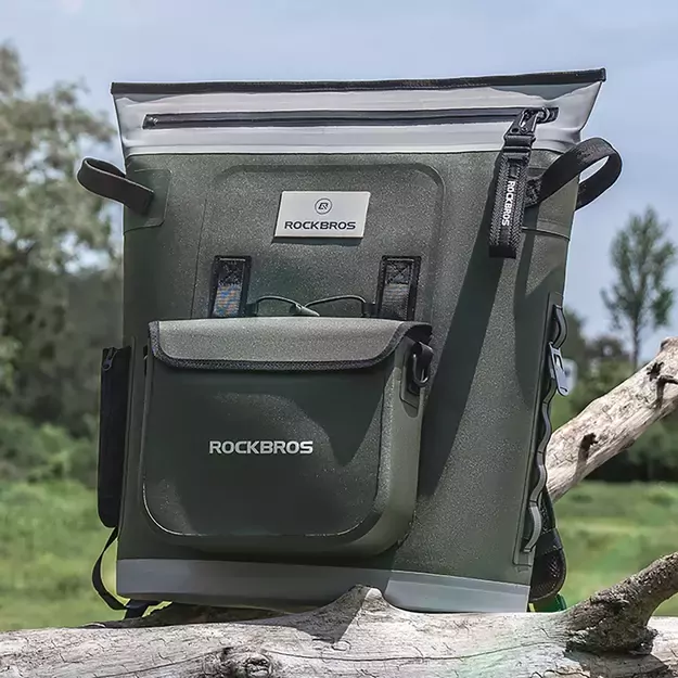 Rockbros Thermal Backpack with Insulation 18l Ergonomic - Green 4