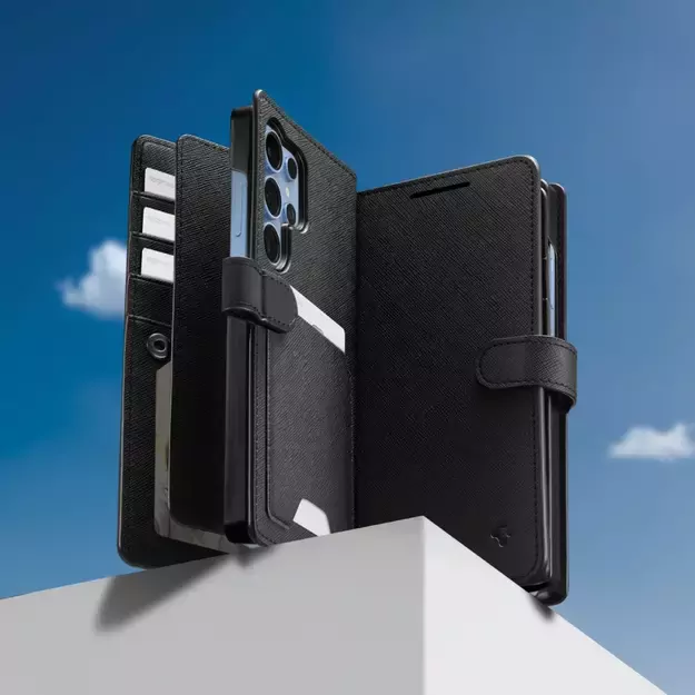 Spigen Wallet &quot S&quot  Case for Samsung Galaxy S25 Ultra - Black 12