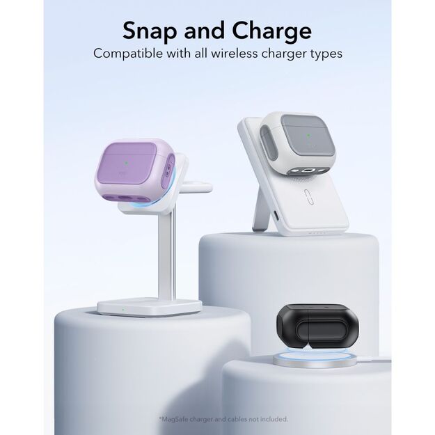 ESR Orbit Halolock MagSafe case for AirPods Pro - purple 2