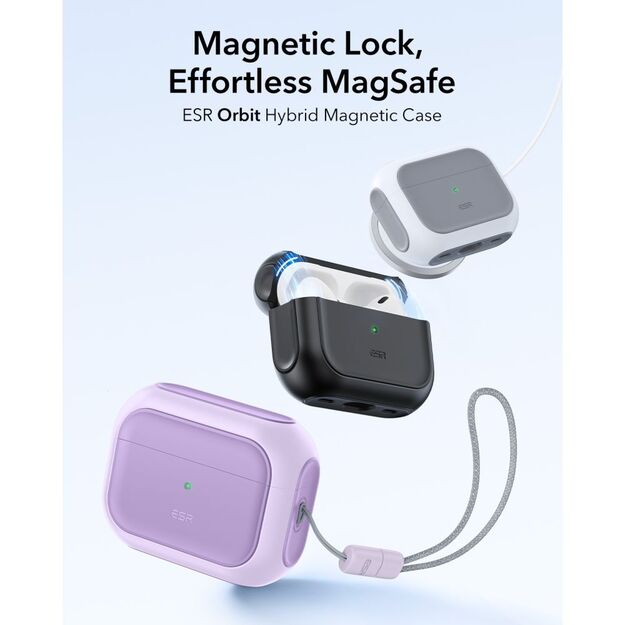ESR Orbit Halolock MagSafe case for AirPods Pro - purple 1