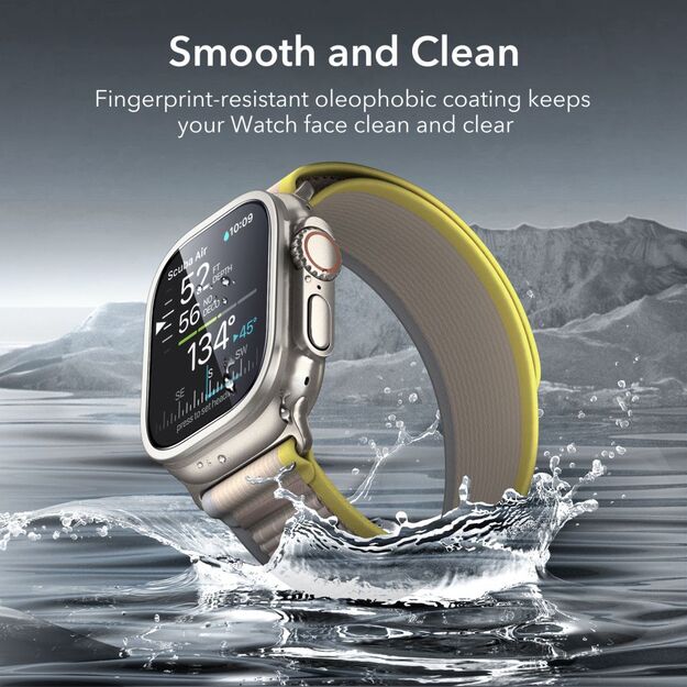 ESR Armorite 2-pack Tempered Glass for Apple Watch Ultra 49mm - Titanium 8