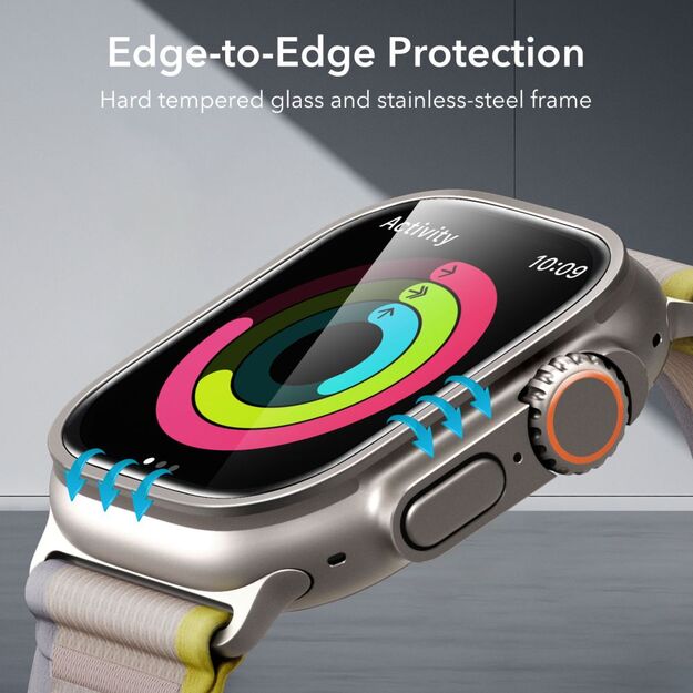 ESR Armorite 2-pack Tempered Glass for Apple Watch Ultra 49mm - Titanium 5