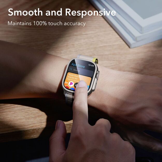 ESR Armorite 2-pack Tempered Glass for Apple Watch Ultra 49mm - Titanium 7