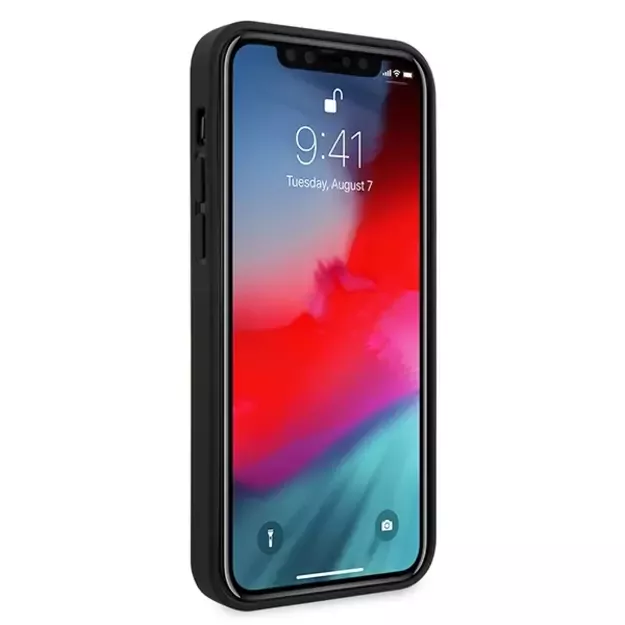 Guess GUHCP12LVSATMLRE iPhone 12 Pro Max 6.7&quot  red/red hardcase Saffiano 7