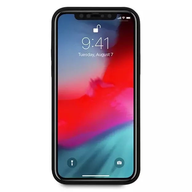Guess GUHCP12LVSATMLRE iPhone 12 Pro Max 6.7&quot  red/red hardcase Saffiano 6