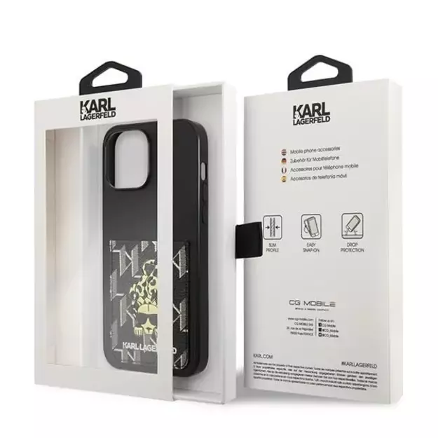 Karl Lagerfeld Karlimals Cardslot case for iPhone 13 Pro Max - black 14