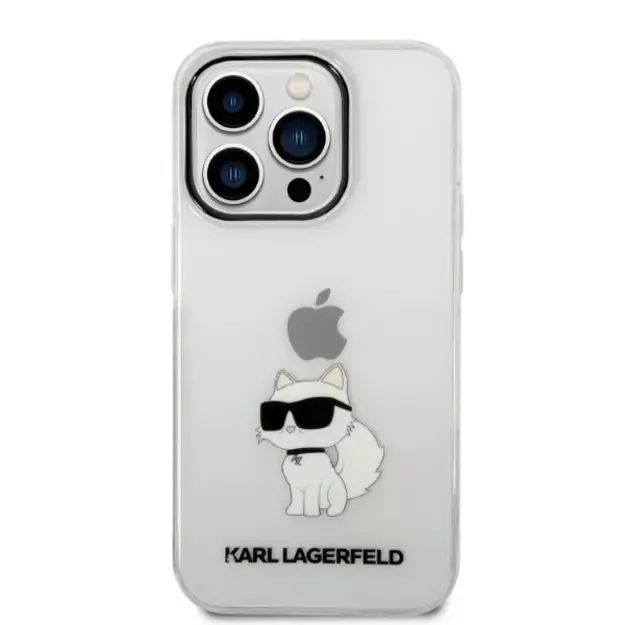 Karl Lagerfeld KLHCP14XHNCHTCT iPhone 14 Pro Max 6.7&quot  transparent hardcase Ikonik Choupette 2