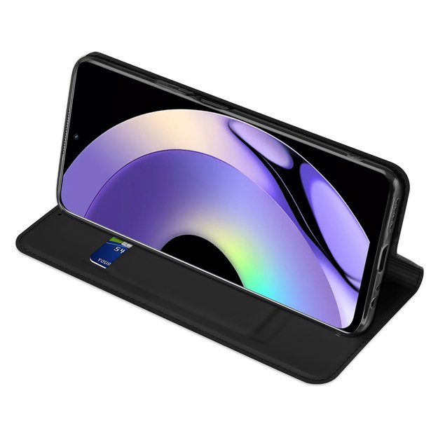 Dux Ducis Skin Pro Case for Realme 10 Pro Flip Card Wallet Stand Black 33