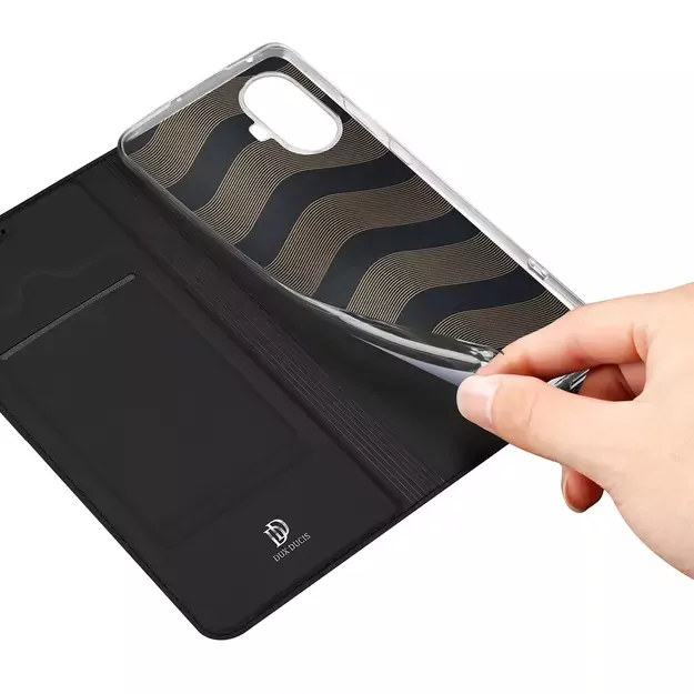Dux Ducis Skin Pro Case for Realme 10 Pro Flip Card Wallet Stand Black 20