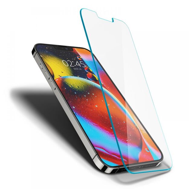 Spigen Glas.tR Slim Tempered Glass for iPhone 13 / 13 Pro / 14 / 16e 3