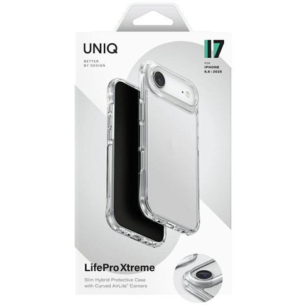 Uniq Lifepro Xtreme Case for iPhone 17 Air Transparent 3