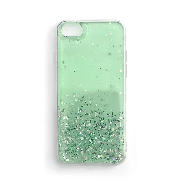 Wozinsky Star Glitter Shining Cover for Samsung Galaxy M51 green