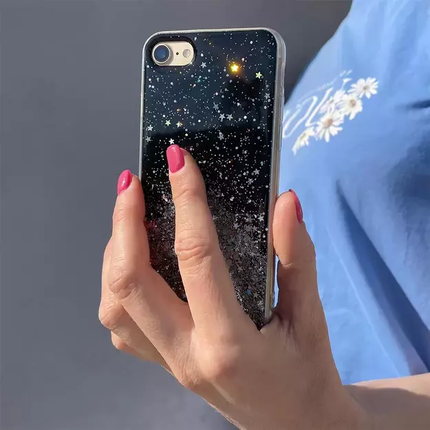 Wozinsky Star Glitter Shining Cover for Samsung Galaxy M51 green 4