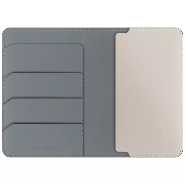Uniq Belmont RFID Blocking Passport Case - Green/Ivory 1
