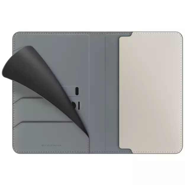 Uniq Belmont RFID Blocking Passport Case - Green/Ivory 2