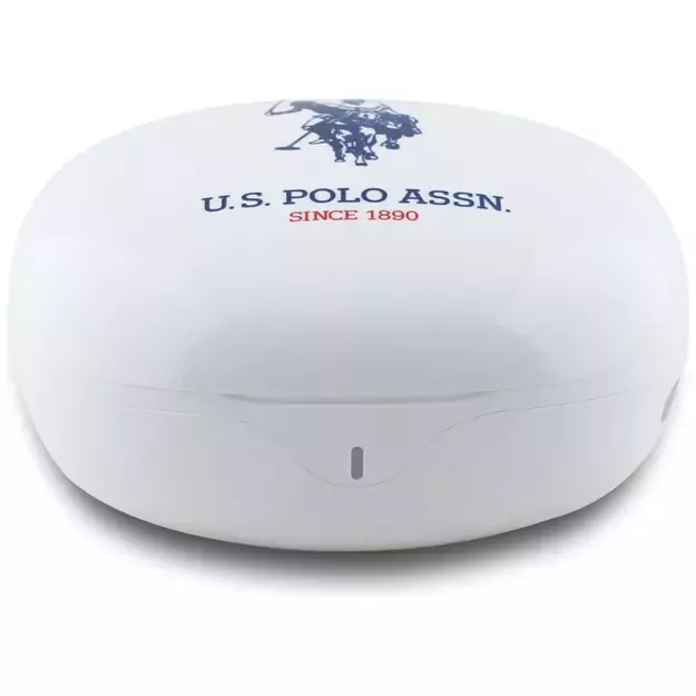 TWS US Polo DH Logo Bluetooth Headphones - White 2