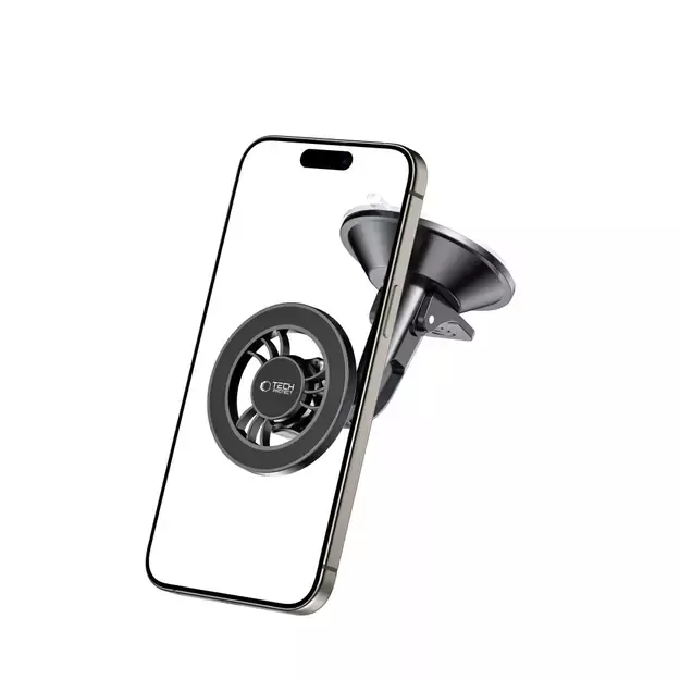 Tech-Protect N56 Magnetic MagSafe Car Holder for Cockpit, Windshield Mount - Black 4
