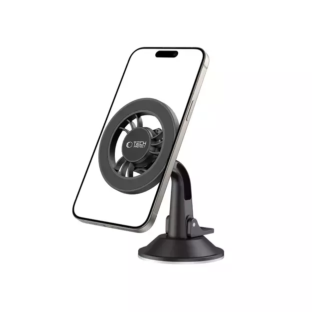 Tech-Protect N56 Magnetic MagSafe Car Holder for Cockpit, Windshield Mount - Black 3