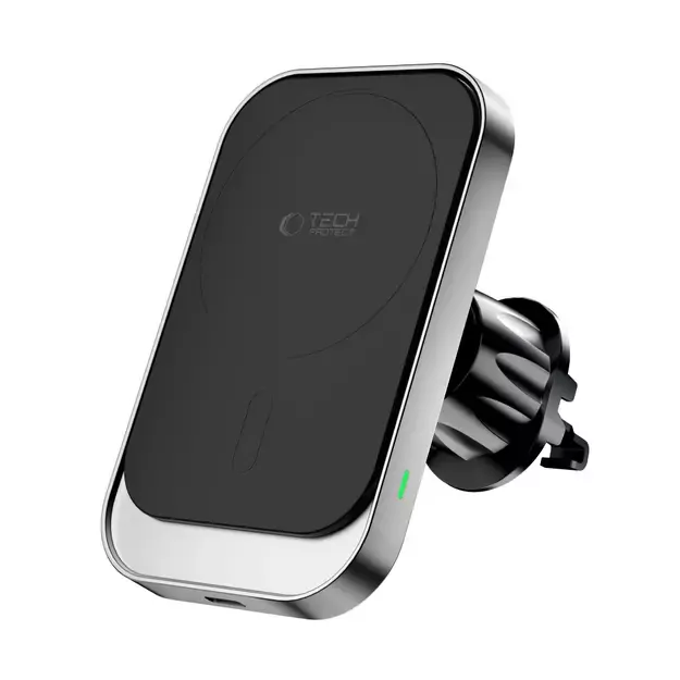 Tech-Protect MM15W-V9 Car Holder with MagSafe for Dashboard and Air Vent 15W - Black 12
