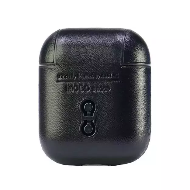 Audi Leather Big Logo Case for AirPods 1 / 2 - Black 9