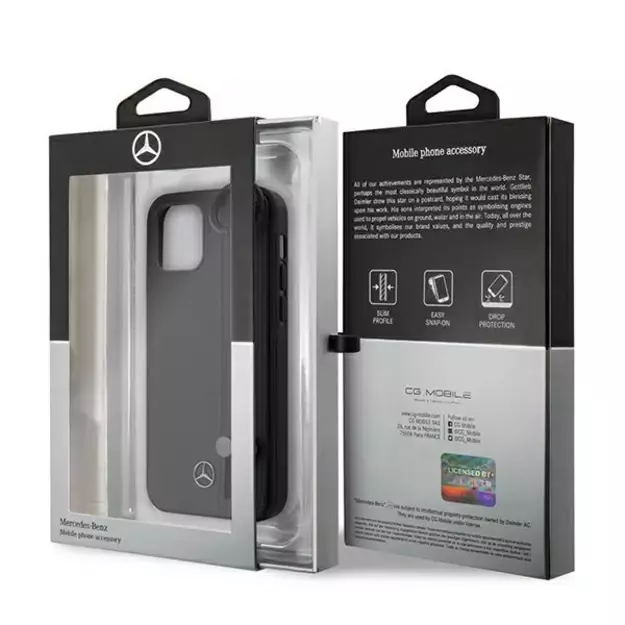Mercedes MEHCP12SLSSBK iPhone 12 mini 5,4  czarny/black hardcase Strap Line 14