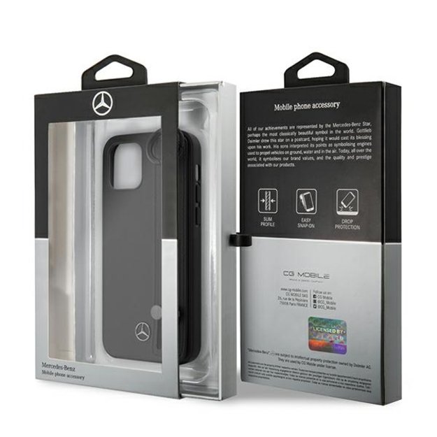 Mercedes MEHCP12SLSSBK iPhone 12 mini 5,4  czarny/black hardcase Strap Line 7
