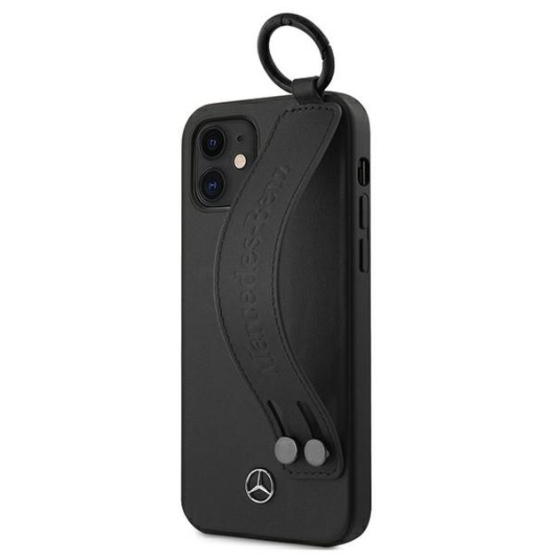 Mercedes MEHCP12SLSSBK iPhone 12 mini 5,4  czarny/black hardcase Strap Line 1