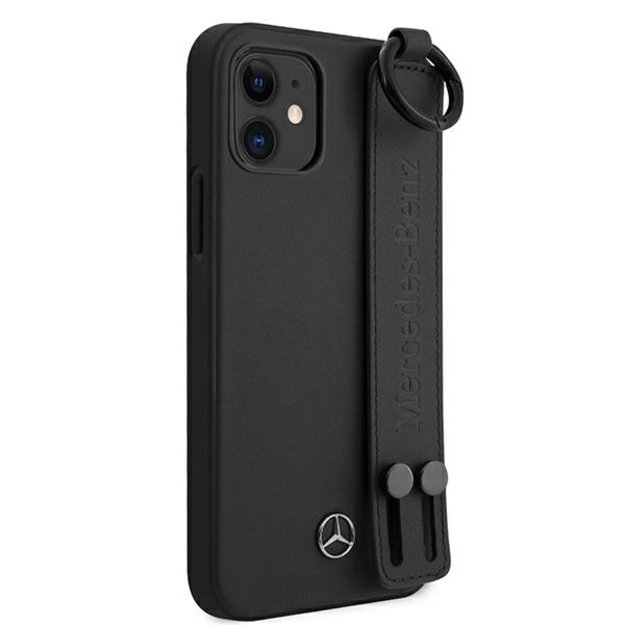Mercedes MEHCP12SLSSBK iPhone 12 mini 5,4  czarny/black hardcase Strap Line 3