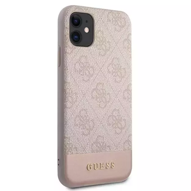 Guess 4G Stripe Collection Case for iPhone 11 / Xr 6.1&quot  - Pink 3