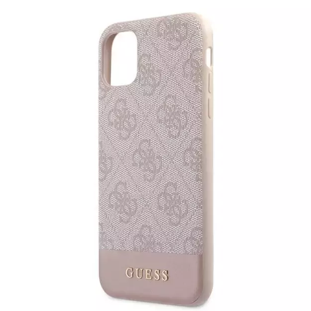 Guess 4G Stripe Collection Case for iPhone 11 / Xr 6.1&quot  - Pink 5