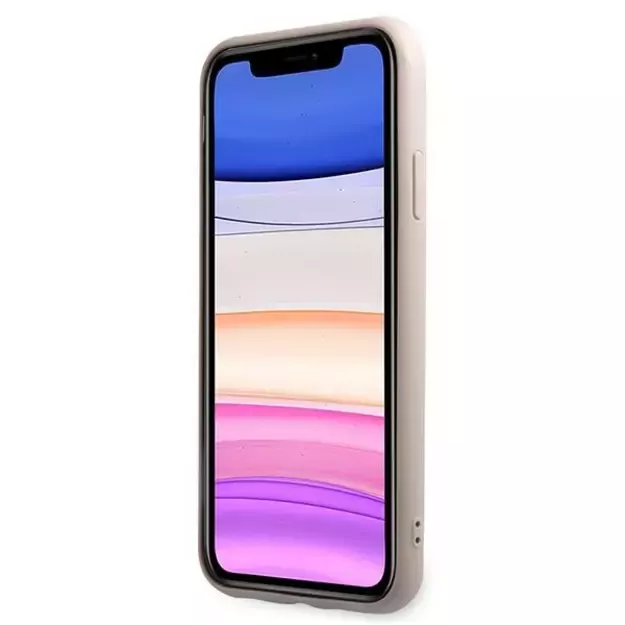 Guess 4G Stripe Collection Case for iPhone 11 / Xr 6.1&quot  - Pink 4