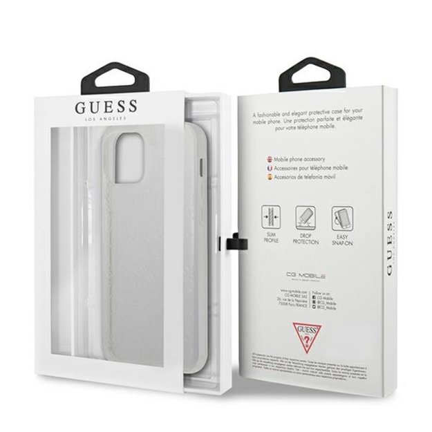 Guess GUHCP12L3D4GTR iPhone 12 Pro Max 6.7&quot  transparent hardcase 4G 3D Pattern Collection 7