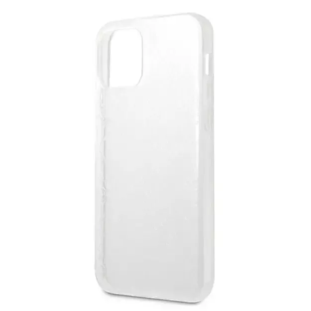 Guess GUHCP12L3D4GTR iPhone 12 Pro Max 6.7&quot  transparent hardcase 4G 3D Pattern Collection 12