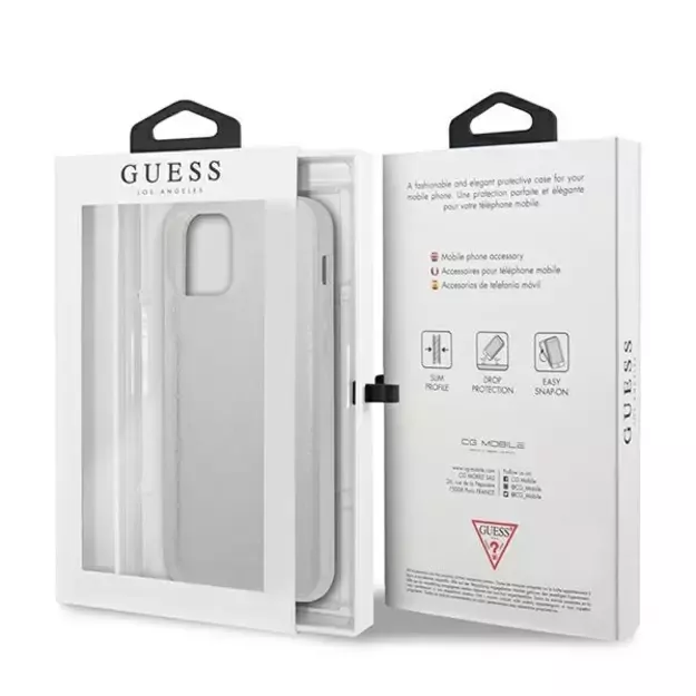Guess GUHCP12L3D4GTR iPhone 12 Pro Max 6.7&quot  transparent hardcase 4G 3D Pattern Collection 14