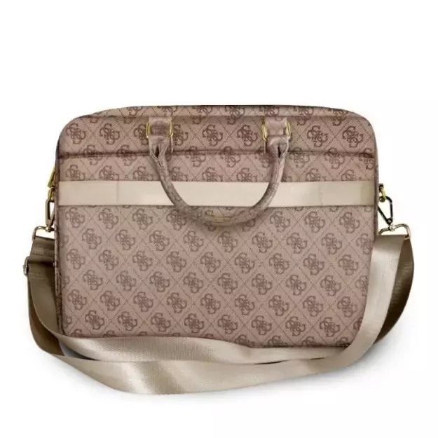 Guess 4G Uptown bag for a 16&quot  laptop - brown 1
