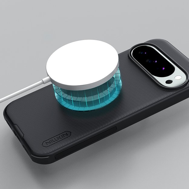 Etui Nillkin Super Frosted Shield Pro Magnetic na Google Pixel 10/10 Pro kompatybilne z MagSafe - czarne 13