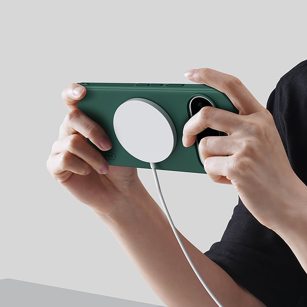 Etui Nillkin Super Frosted Shield Pro Magnetic na Google Pixel 10/10 Pro kompatybilne z MagSafe - czarne 14